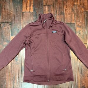 Patagonia Maroon Zip-Up Jacket